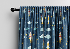 Blast Off, Spacebound - Made to Measure Curtains - Image 9